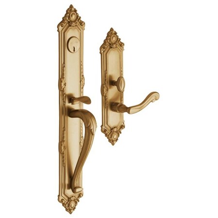 Baldwin Double Cylinder Entry Handlesets Vintage Brass 6950.033.RDBL